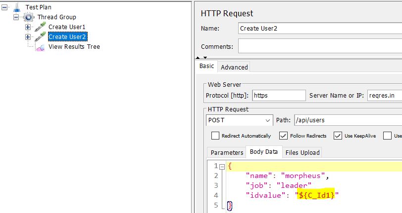 Replace correlation value to next request